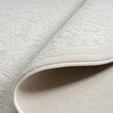 Darrahopens Home & Garden > Rugs Grande Jacquard Rug - Ivory - 200x290