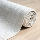 Darrahopens Home & Garden > Rugs Grande Jacquard Rug - Pearl - 160x230