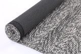 Darrahopens Home & Garden > Rugs Harlow Ringlets Charcoal Wool Blend Rug
