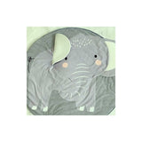 Darrahopens Home & Garden > Rugs > Kid's Rugs Baby Crawling Mat Play Mat Kids Crawling Mat ROund Animals Carpet Children Rug For Girls Boys 90X90Cm (Elephant)