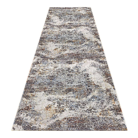 Darrahopens Home & Garden > Rugs Luxe Vintage Textured Rug - Light Grey - 80x150