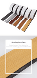 Darrahopens Home & Garden > Rugs > Outdoor Rugs EVA Faux Teak Boat Flooring Border Trim Self Adhesive Marine Decking Strip Non Slip Foam Sheet for Yacht Caravan RV (Dark Brown & Black, 240cm x 5.7cm)