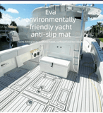 Darrahopens Home & Garden > Rugs > Outdoor Rugs EVA Faux Teak Boat Flooring Sheet Marine Decking Mat Self Adhesive Non Slip Foam for Yacht Caravan & RV (Gold & Black, 240cm x 45cm)