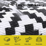 Darrahopens Home & Garden > Rugs > Outdoor Rugs Gardeon Outdoor Rugs 120x180cm Large Carpet Reversible Area Mat PP Dual-Sided Patio Rug Cross