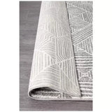 Darrahopens Home & Garden > Rugs > Outdoor Rugs Oasis 457 Silver Rug 290x200cm - Bohemian Tribal Style, Easy to Clean Polypropylene In Australia - Darrahopens