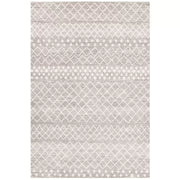 Darrahopens Home & Garden > Rugs > Outdoor Rugs Silver Oasis Rug 230 x 160cm - Bohemian Tribal Design, Easy to Clean Polypropylene In Australia - Darrahopens