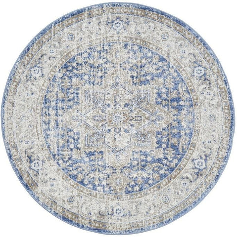 Darrahopens Home & Garden > Rugs > Round Rugs Mayfair Hugo Ocean Round by Rug Culture-150X150CM - ROUND