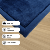 Darrahopens Home & Garden > Rugs Soft Touch Ultra Plush Memory Foam Tatami Midnight Blue Mat - 150 x 200 CM