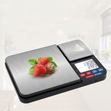 Darrahopens Home & Garden > Scales > Kitchen Scales Digital kitchen scale - with dual weighing plates 5 kg/1 g and 500 g/0.01 g - small grams