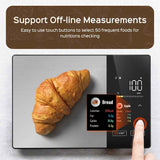 Darrahopens Home & Garden > Scales > Kitchen Scales Smart Digital Food Kitchen Scale with Nutritional Calculator, On-Screen Nutrient Info, Free App for Calorie & Macro Tracking, AI Scan, Personal Goals, for Weight Loss and Keto, 11lb/5kg