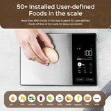 Darrahopens Home & Garden > Scales > Kitchen Scales Smart Digital Food Kitchen Scale with Nutritional Calculator, On-Screen Nutrient Info, Free App for Calorie & Macro Tracking, AI Scan, Personal Goals, for Weight Loss and Keto, 11lb/5kg