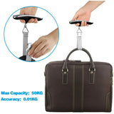 Darrahopens Home & Garden > Scales > Kitchen Scales Travel Luggage Scale, Portable Digital Luggage Scale Max 50Kg/110Lb (Lb,G,Oz,Kg) Scale With Hook For