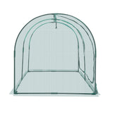 Darrahopens Home & Garden > Scales > Kitchen Scales VEVOR Crop Cage, 2.48 x 1.2 x 1.2 m Plant Protection Tent with Zippered Door, Wind-Resistant Tall Crop Cage, Easy to Install, Outdoor Raised Bed Cover with Frame, Plant Netting for Garden Patio Lawn