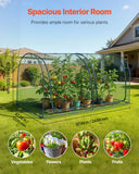 Darrahopens Home & Garden > Scales > Kitchen Scales VEVOR Crop Cage, 2.48 x 1.2 x 1.2 m Plant Protection Tent with Zippered Door, Wind-Resistant Tall Crop Cage, Easy to Install, Outdoor Raised Bed Cover with Frame, Plant Netting for Garden Patio Lawn