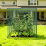 Darrahopens Home & Garden > Scales > Kitchen Scales VEVOR Crop Cage, 2.9 x 1.94 x 1.94 m Plant Protection Tent with Zippered Door, Wind-Resistant Tall Crop Cage, Easy to Install, Outdoor Raised Bed Cover, Tomato Plant Netting for Garden Patio Lawn