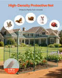 Darrahopens Home & Garden > Scales > Kitchen Scales VEVOR Crop Cage, 2.9 x 1.94 x 1.94 m Plant Protection Tent with Zippered Door, Wind-Resistant Tall Crop Cage, Easy to Install, Outdoor Raised Bed Cover, Tomato Plant Netting for Garden Patio Lawn