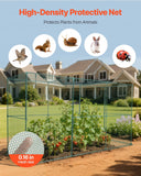Darrahopens Home & Garden > Scales > Kitchen Scales VEVOR Crop Cage, 3.56 x 1.2 x 1.94 m Plant Protection Tent with Zippered Door, Wind-Resistant Tall Crop Cage, Easy to Install, Outdoor Raised Bed Cover, Tomato Plant Netting for Garden Patio Lawn