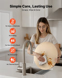 Darrahopens Home & Garden > Scales > Kitchen Scales VEVOR Pizza Stone, 406 mm Round Cordierite Pizza Stone, Extra Large Baking-Stone with a Durable Stand, 17 mm Thickness Heat-Resistant Cooking Cordierite, for Kitchen Oven, Baking Pizzas, BBQ Grilling
