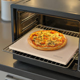 Darrahopens Home & Garden > Scales > Kitchen Scales VEVOR Pizza Stone, 508 x 355 mm Rectangular Cordierite Pizza Stone, Extra Large Baking-Stone with Aluminum Peel, 15 mm Thick Heat-Resistant Cordierite, for Oven, Baking Bread & Pizzas, BBQ Grilling