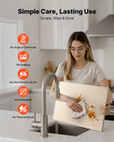Darrahopens Home & Garden > Scales > Kitchen Scales VEVOR Pizza Stone, 508 x 355 mm Rectangular Cordierite Pizza Stone, Extra Large Baking-Stone with Aluminum Peel, 15 mm Thick Heat-Resistant Cordierite, for Oven, Baking Bread & Pizzas, BBQ Grilling