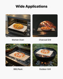 Darrahopens Home & Garden > Scales > Kitchen Scales VEVOR Pizza Stone, 508 x 355 mm Rectangular Cordierite Pizza Stone, Extra Large Baking-Stone with Aluminum Peel, 15 mm Thick Heat-Resistant Cordierite, for Oven, Baking Bread & Pizzas, BBQ Grilling