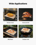 Darrahopens Home & Garden > Scales > Kitchen Scales VEVOR Pizza Stone, 508 x 355 mm Rectangular Cordierite Pizza Stone, Extra Large Baking-Stone with PP Scraper, 17 mm Thick Heat-Resistant Cordierite, for Oven, Baking Bread & Pizzas, BBQ Grilling