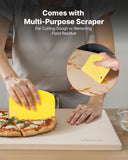Darrahopens Home & Garden > Scales > Kitchen Scales VEVOR Pizza Stone, 508 x 355 mm Rectangular Cordierite Pizza Stone, Extra Large Baking-Stone with PP Scraper, 17 mm Thick Heat-Resistant Cordierite, for Oven, Baking Bread & Pizzas, BBQ Grilling