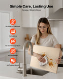 Darrahopens Home & Garden > Scales > Kitchen Scales VEVOR Pizza Stone, 508 x 355 mm Rectangular Cordierite Pizza Stone, Extra Large Baking-Stone with PP Scraper, 17 mm Thick Heat-Resistant Cordierite, for Oven, Baking Bread & Pizzas, BBQ Grilling