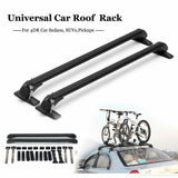 Darrahopens Home & Garden > Shading > Awnings 100cm Universal Car Roof Racks Carrier Adjustable Cross Bars Aluminium Alloy Lockable