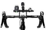 Darrahopens Home & Garden > Shading > Awnings 20cm Aluminum Alloy Bicycle Handlebar Extender Mount - Black