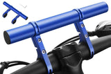 Darrahopens Home & Garden > Shading > Awnings 20cm Aluminum Alloy Bicycle Handlebar Extender Mount - Blue