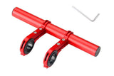 Darrahopens Home & Garden > Shading > Awnings 20cm Aluminum Alloy Bicycle Handlebar Extender Mount - Red