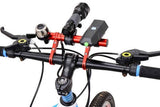 Darrahopens Home & Garden > Shading > Awnings 20cm Aluminum Alloy Bicycle Handlebar Extender Mount - Red