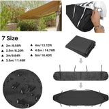 Darrahopens Home & Garden > Shading > Awnings Awning Dust Cover, 3m Patio Awning Dust Cover Black Patio Awning Storage Cover, Waterproof Winter Protection, AAFGVC