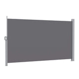 Darrahopens Home & Garden > Shading > Awnings Instahut 1.8X4M Side Awning Retractable Privacy Screen Outdoor Sun Shade Grey In Australia - Darrahopens