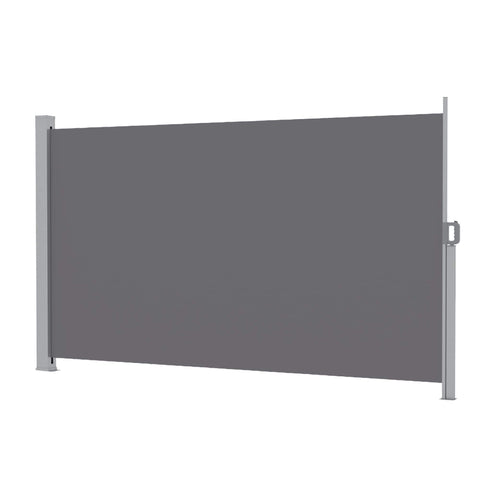 Darrahopens Home & Garden > Shading > Awnings Instahut 1.8X4M Side Awning Retractable Privacy Screen Outdoor Sun Shade Grey In Australia - Darrahopens