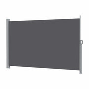 Darrahopens Home & Garden > Shading > Awnings Instahut 2X3.5M Side Awning Retractable Privacy Screen Outdoor Sun Shade Grey In Australia - Darrahopens