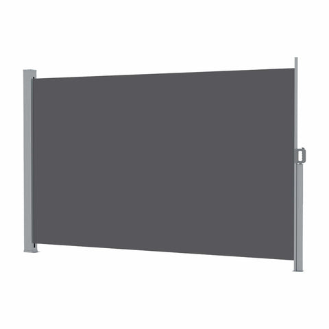 Darrahopens Home & Garden > Shading > Awnings Instahut 2X3.5M Side Awning Retractable Privacy Screen Outdoor Sun Shade Grey In Australia - Darrahopens