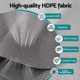 Darrahopens Home & Garden > Shading > Awnings Instahut 3X2.5M HDPE Straight Drop Awning Outdoor Roller Blind Shade Screen Grey In Australia - Darrahopens