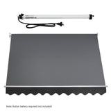 Darrahopens Home & Garden > Shading > Awnings Instahut Motorised Pivot Arm Awning Window Sun Shade 2.8 X 2.1M Grey In Australia - Darrahopens