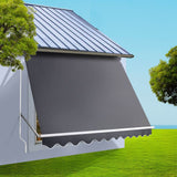 Darrahopens Home & Garden > Shading > Awnings Instahut Motorised Pivot Arm Awning Window Sun Shade 2.8 X 2.1M Grey In Australia - Darrahopens