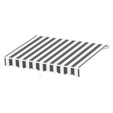 Darrahopens Home & Garden > Shading > Awnings Instahut Retractable Folding Arm Awning Manual Sunshade 2.5Mx2M Grey White