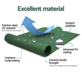 Darrahopens Home & Garden > Shading > Awnings Instahut Retractable Folding Arm Awning Manual Sunshade 5Mx3M Dark Green