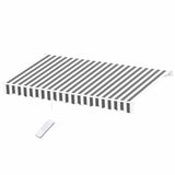 Darrahopens Home & Garden > Shading > Awnings Instahut Retractable Folding Arm Awning Motorised Sunshade 4.5Mx3M Grey White