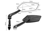 Darrahopens Home & Garden > Shading > Awnings Mountain Bike Rearview Mirror Adjustable Rotatable Handlebar Bicycle Mirror