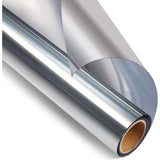 Darrahopens Home & Garden > Shading > Awnings One-Way Mirror Window Film Solar Protection Blue-Silver 40x300 cm Glass Sticker for Advertising Privacy Tint