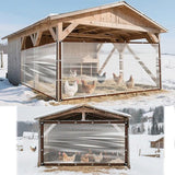 Darrahopens Home & Garden > Shading > Awnings Transparent tarpaulin with eyelets, transparent tarpaulin for outdoor use, waterproof film, woven tarpaulin, canvas, awning, durable, weatherproof, multifunctional tarpaulin 1 x 3m