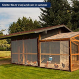 Darrahopens Home & Garden > Shading > Awnings Transparent tarpaulin with eyelets, transparent tarpaulin for outdoor use, waterproof film, woven tarpaulin, canvas, awning, durable, weatherproof, multifunctional tarpaulin 2 x 5m