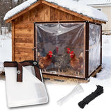 Darrahopens Home & Garden > Shading > Awnings Transparent tarpaulin with eyelets, transparent tarpaulin for outdoor use, waterproof film, woven tarpaulin, canvas, awning, durable, weatherproof, multifunctional tarpaulin 2 x 5m