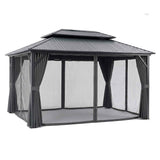 Darrahopens Home & Garden > Shading > Canopies & Gazebos Instahut 3x4.25m Gazebo Hardtop Steel Roof Outdoor Pavilion In Australia - Darrahopens